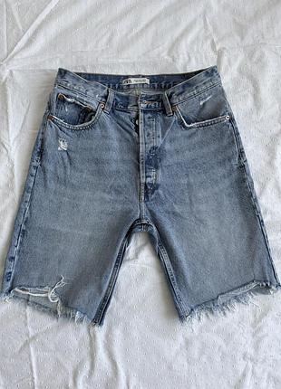 Шорти чоловічі джинсові зара