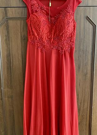 Сукня максі,ручна вишивка бісером,нова