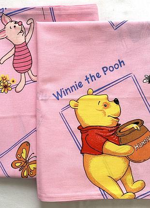 Дитяча наволочка 70 * 70 см рожева, 100% бавовна тм "тиротекс"