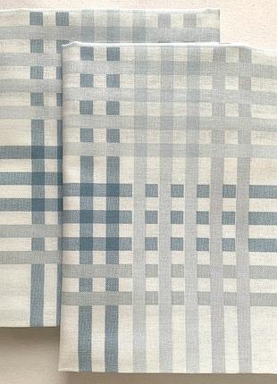 Наволочка 50 * 70 см светло - голубая клетка тм ''тиротекс'', бязь
