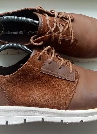 Чоловічі шкіряні кросівки мокасини timberland graydon(оригінал)