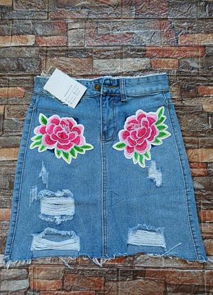 Спідниця джинсова xs