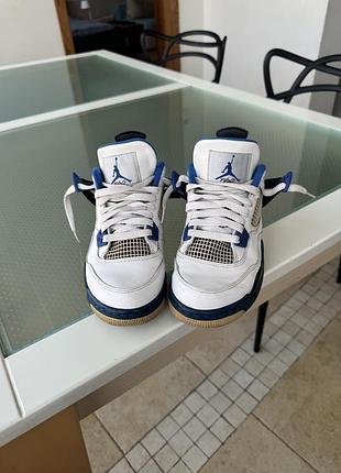 Кросівки жіночі/підліткові nike air jordan 4 retro gs motorsports 23.5 см культова модель