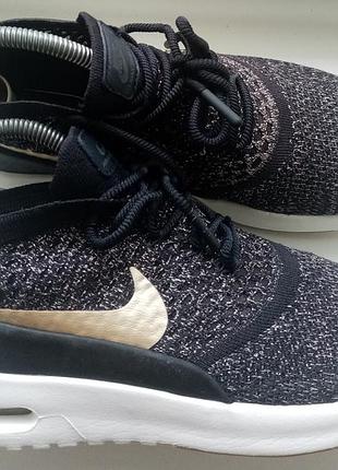 Жіночі літні кросівки nike air max thea ultra flyknit metallic 881564-001(оригінал)