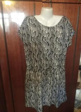 Супер платье под рептилию батал на 56 укр размер