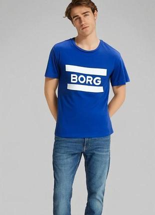 Björn borg, басовая футболка синего цвета известной шведской компании