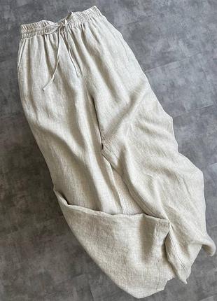 Брендові жіночі легкі штани на резинці