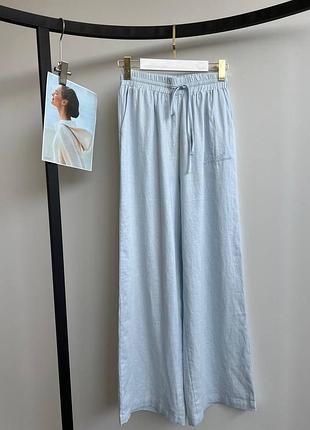 Брендові жіночі легкі штани на резинці