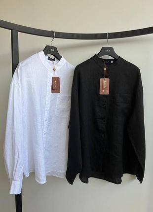 Брендова жіноча лляна сорочка льон