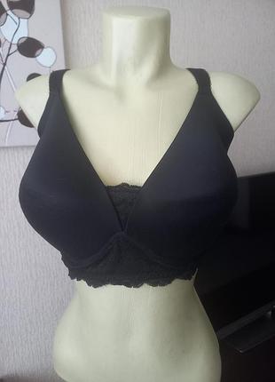Красивый качественный  черный бюстгалтер бралет 75g/ 34g, next, модель daisy.