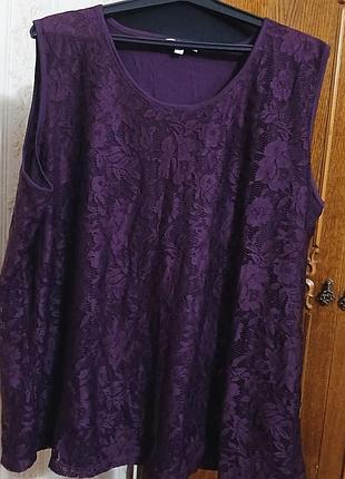 Турция сток блуза двойка нарядная  евр.2ххл