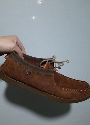 Замшевые мокасины barbour fenton коричневые койот 9/42, стелька 28 см