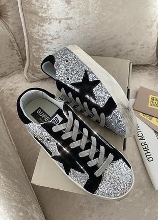 Кеди в блискітках golden goose