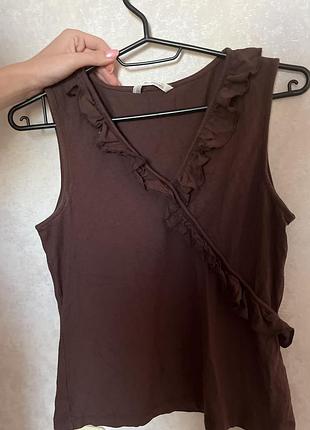 Майка жіноча коричнева