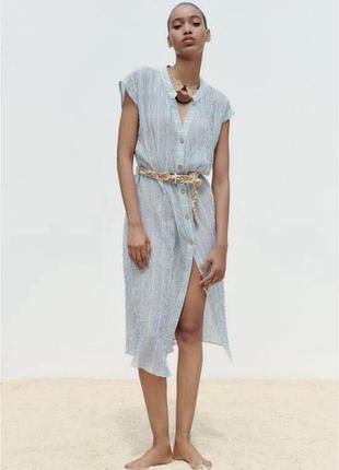 Легка повітряна сукня від zara m