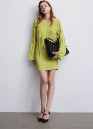 Оверсайз повітряна сукня h&m l