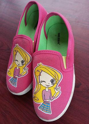 Детские розовые кеды мокасины кроссовки 34 р. gezer детское розовое кед мокасины кроссовки 34 р. уст