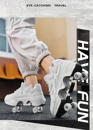 Кросівки-ролики, р 36