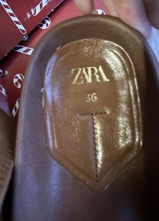 Коричневі сандалі від zara4 фото