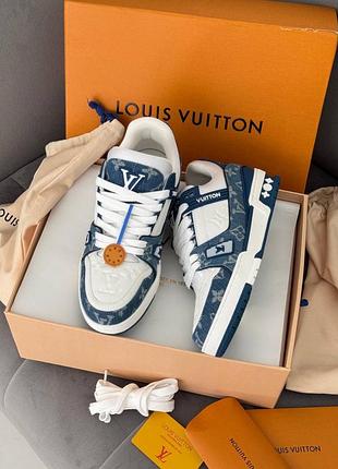 Шкіряні кросівки луі віттон преміум люкс