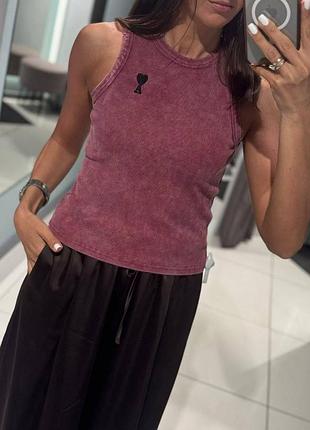 Женская майка ami paris