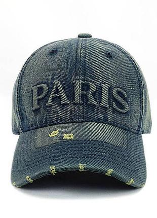 Бейсболка джинсова варка "paris"