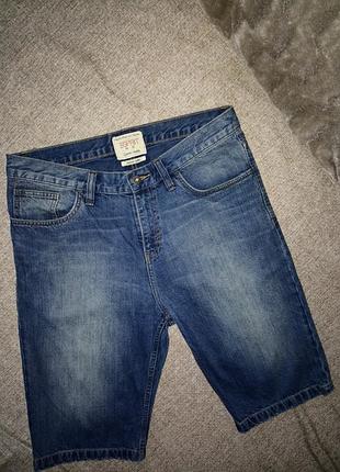 Джинсовые шорты 34, l