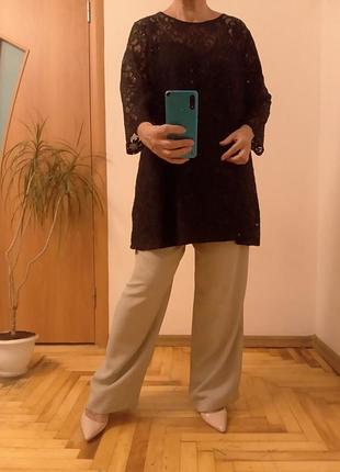 Шикарная гипюровая блузка размер 22 -24 yours