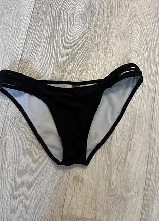 Трусики низ від купальника чорний