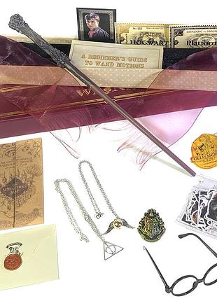 Набор волшебника с палочкой гарри поттера из гарри поттера