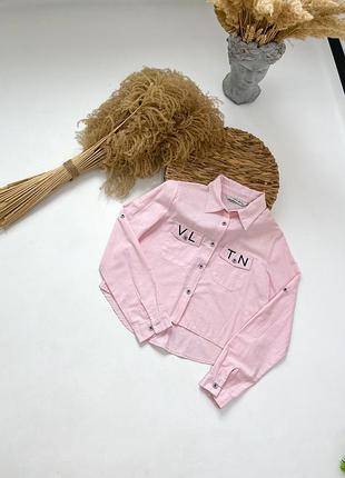 Рожева сорочка 13-14 р