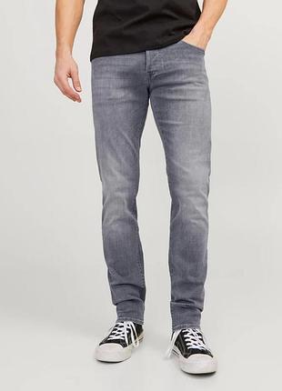 Джинсы мужские jack &jones серый деним