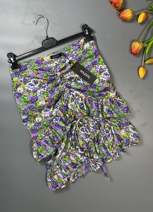 Квіткова спідниця із зав'язкою