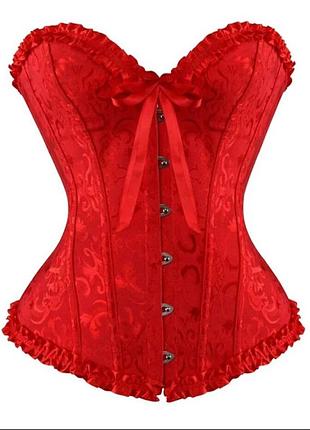 Корсет червоний