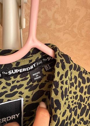 Сукня superdry з леопардовим принтом