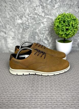 Timberland туфли кроссовки 41 размер кожаные коричневые оригинал