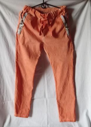 Брюки-тянучки варенка батал италия