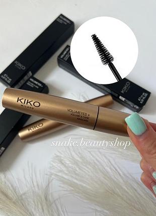 Туш volumeyes+ volume & care mascara kiko milano туш для вій кіко мілано