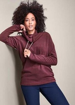 Стильний трикотажний світшот, худі, толстовка з коміром-хомутом