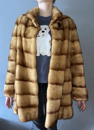 Шуба норкова жіноча стан нової