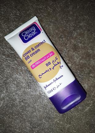 Clean & clear cover & correct bb cream крем тональный bb крем консилер корректор