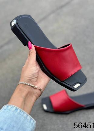 Шльопанці жіночі натуральна шкіра