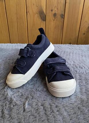 Кеды темносини для малышей clarks размер 21