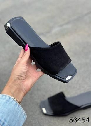 Шльопанці жіночі натуральна замша