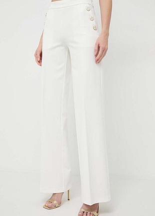 Прямые женские молочные, белые брюки, штаны mohito
