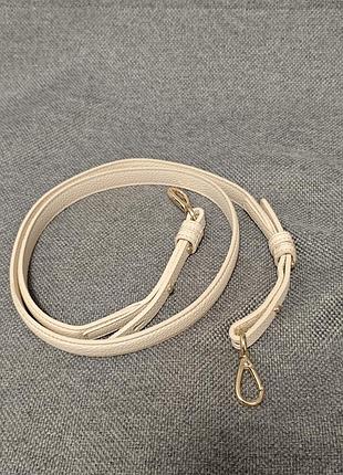 Tommy hilfiger сумочний плечевий бежевий слонова кістка ремінь на плече жіночий для сумки жіночої