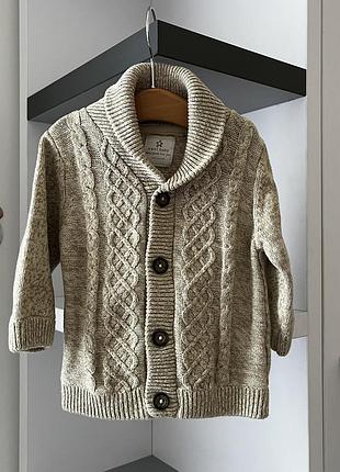Бежевий кардиган next 6-9 місяців