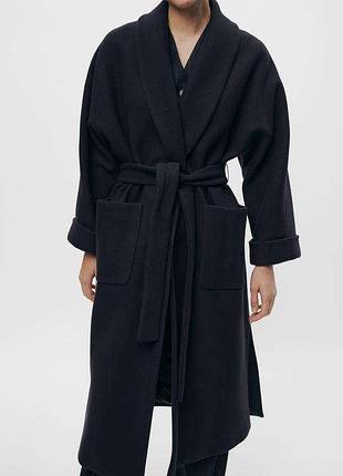 Пальто zara zw collection ha ocнові вовни manteco