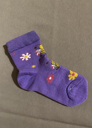 Шкарпетки демісезонні на дівчинку розмір 14; на 2-3 роки (остання пара)