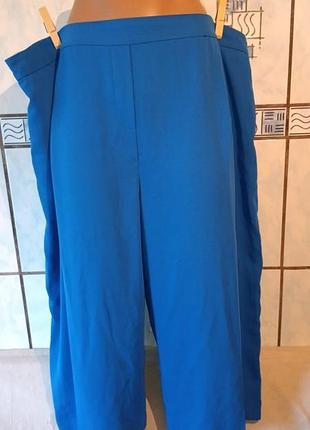 Укорочені брюки кюлоти палаццо